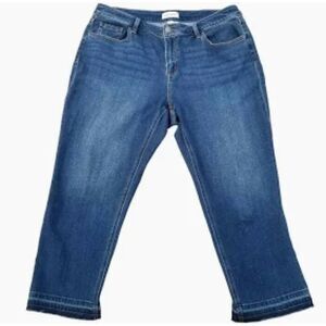 Lane Bryant Women's 26 High Rise Essential Stretch Straight Crop Denim Comfort